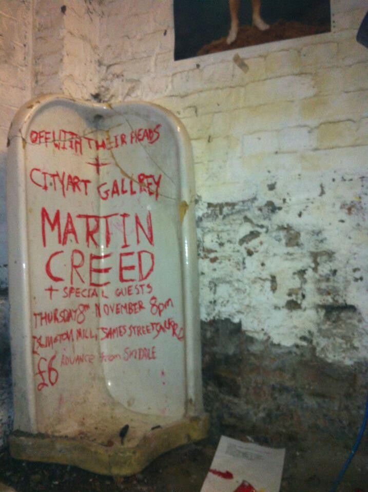 Martin Creed at the Mill, Moderate Studio journal, 2014