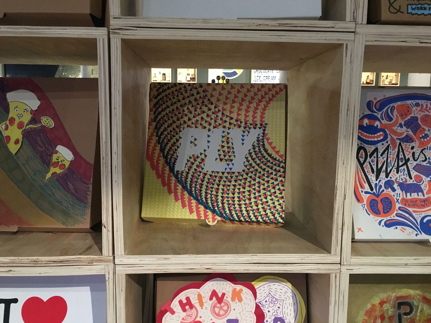 The PLY pizza box