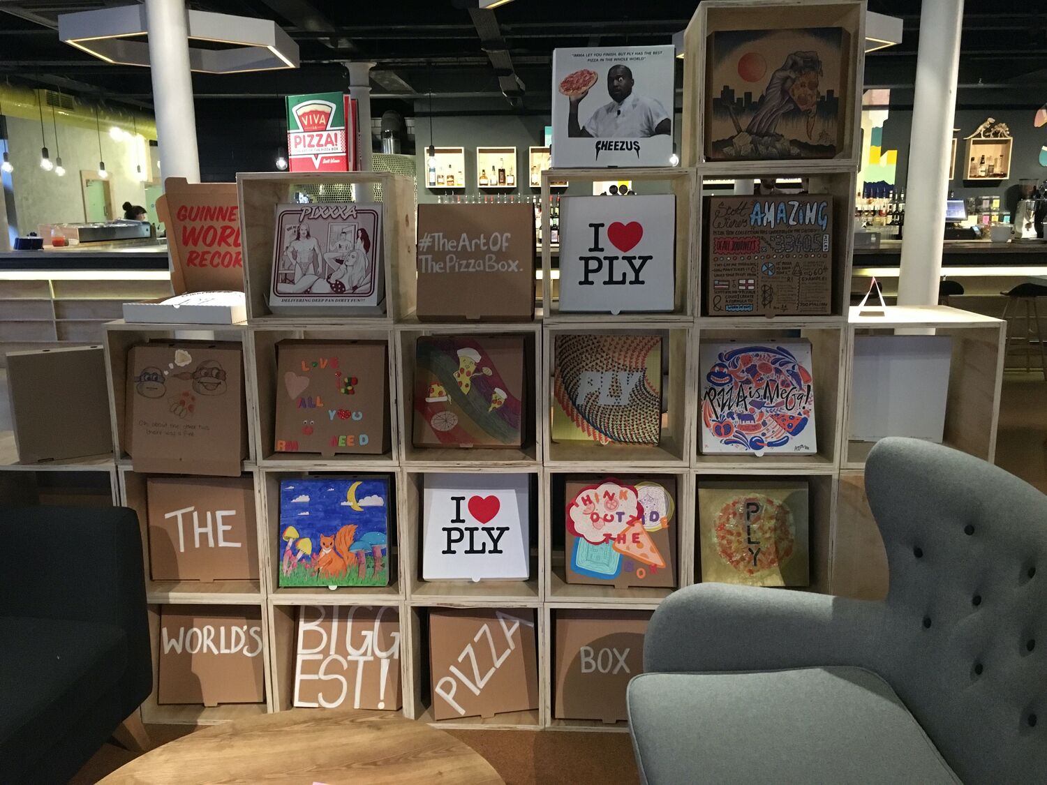 The PLY pizza box, Moderate Studio journal, 2015