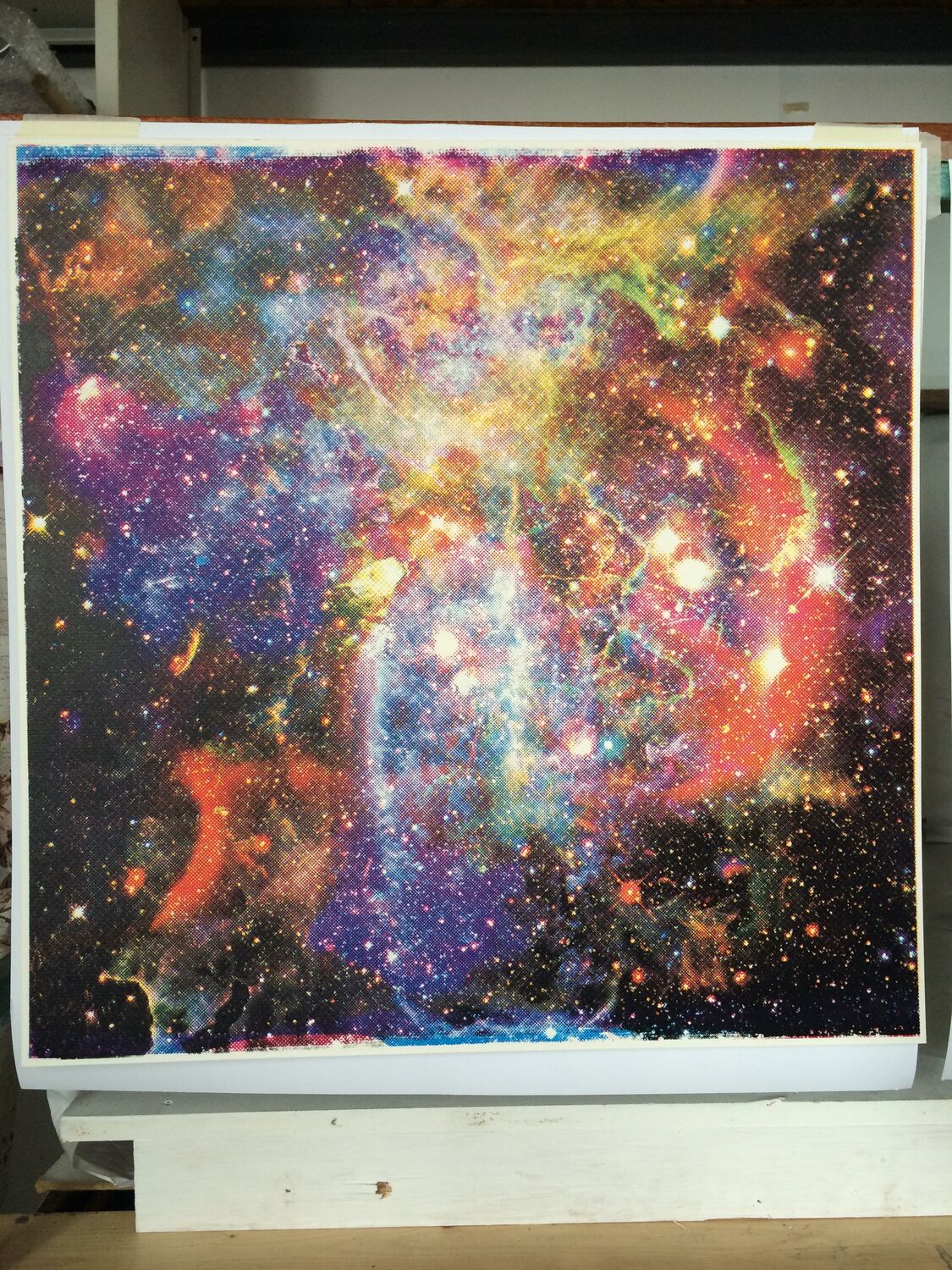 The universe in halftone, Moderate Studio journal, 2015