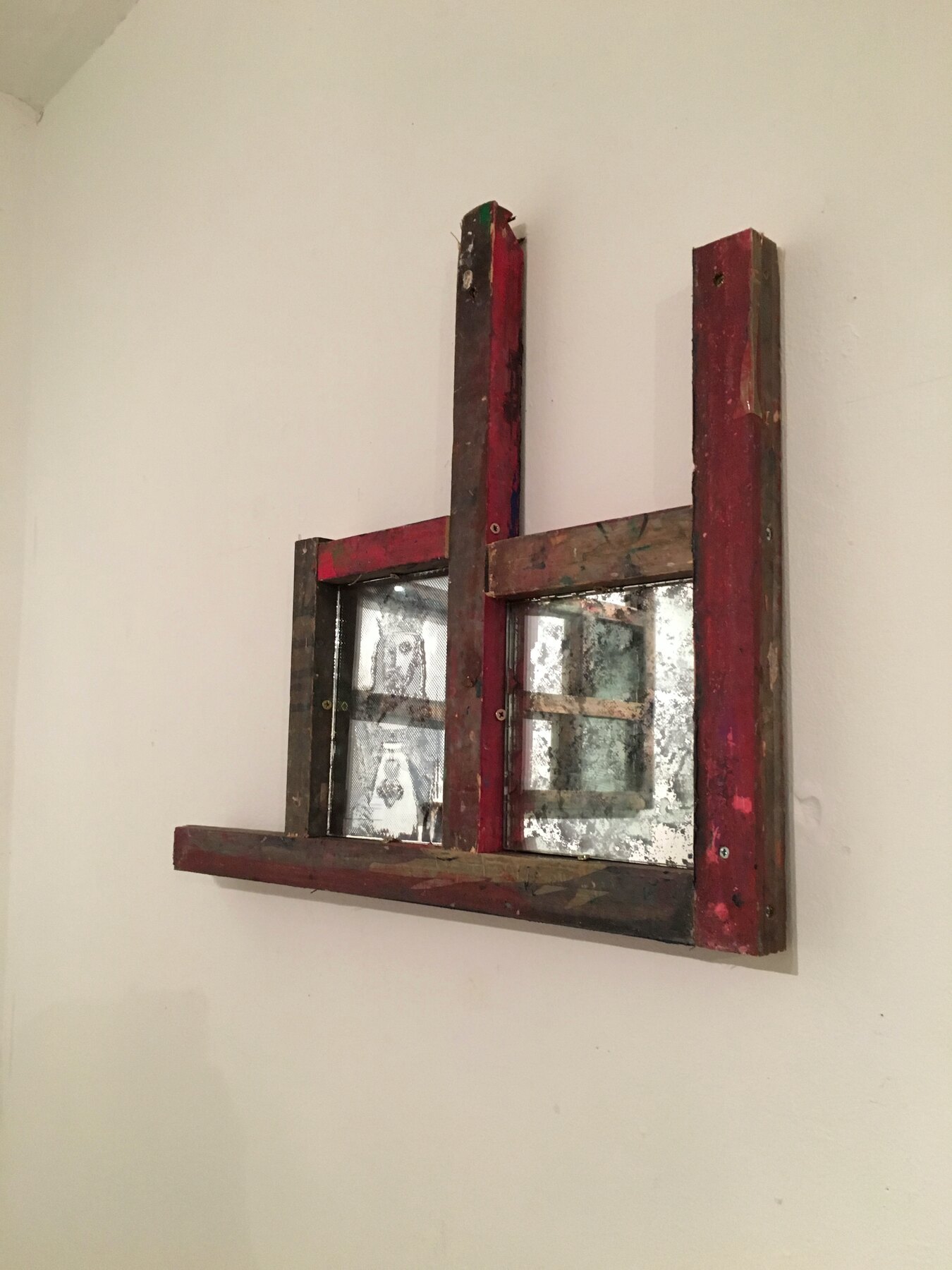 The first etched mirrors, Moderate Studio journal, 2015