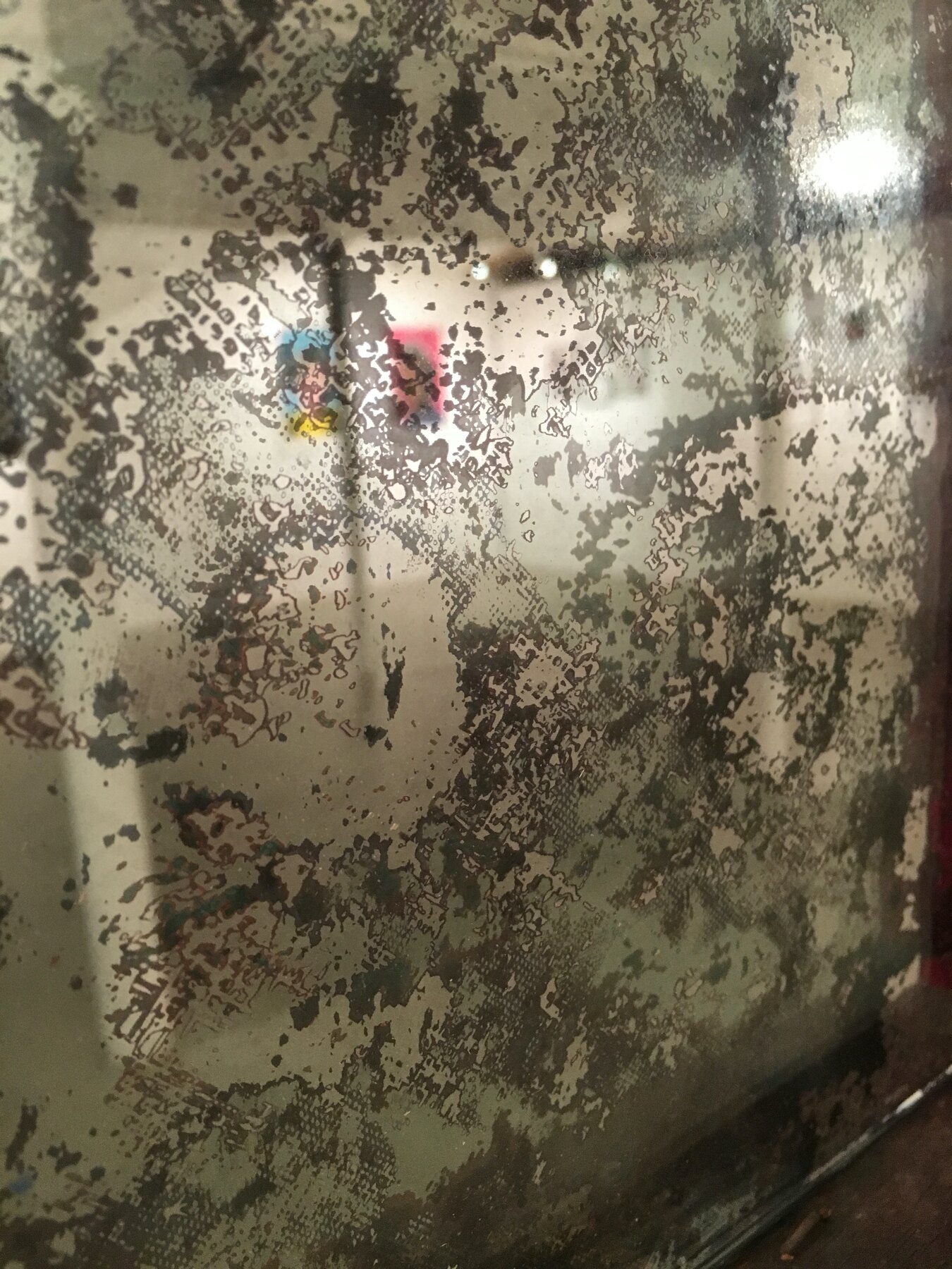The first etched mirrors, Moderate Studio journal, 2015