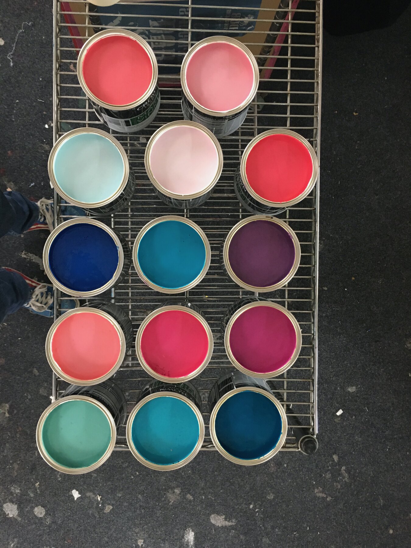 Colour planning against the terracotta, Moderate Studio journal, 2016