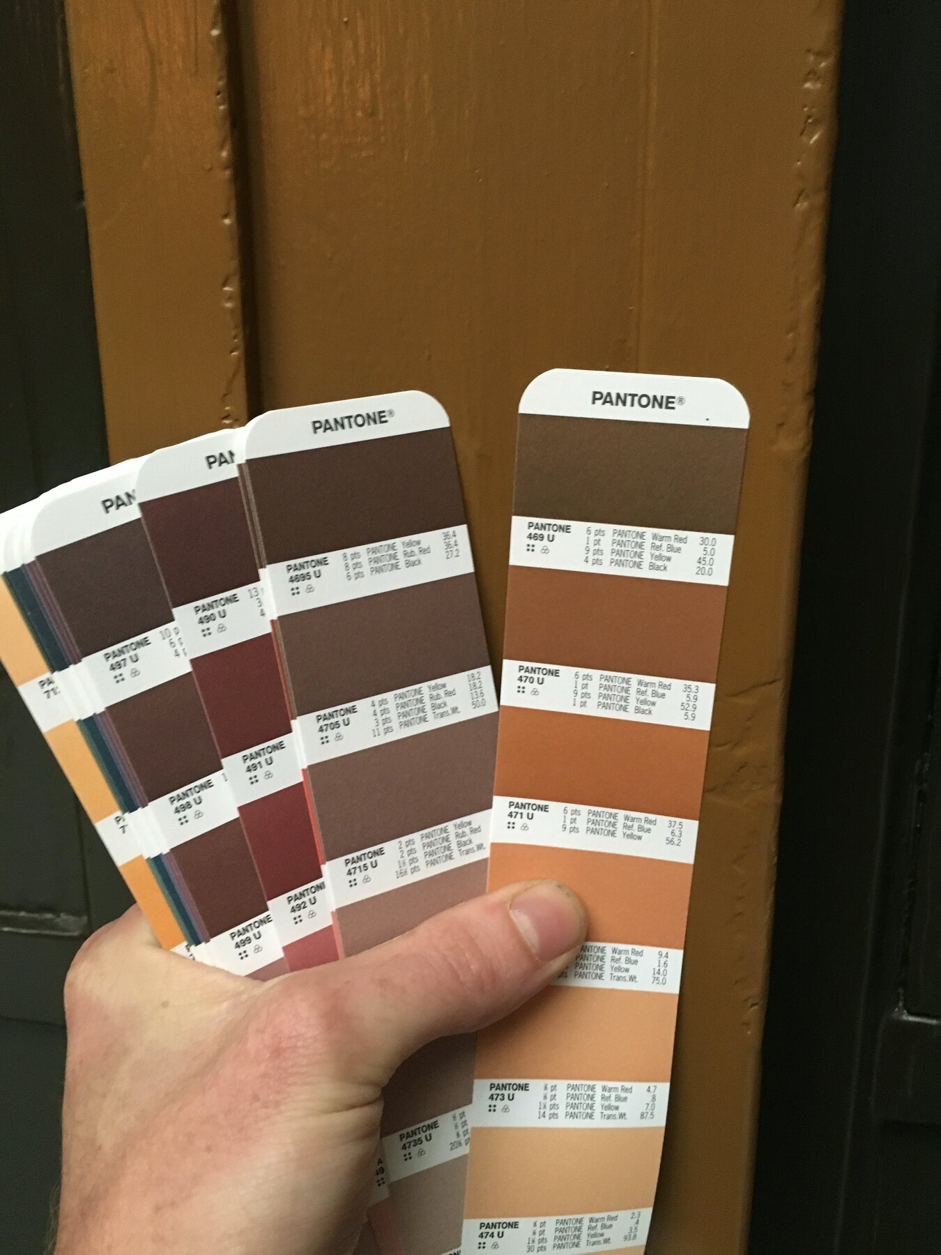 Colour planning against the terracotta, Moderate Studio journal, 2016