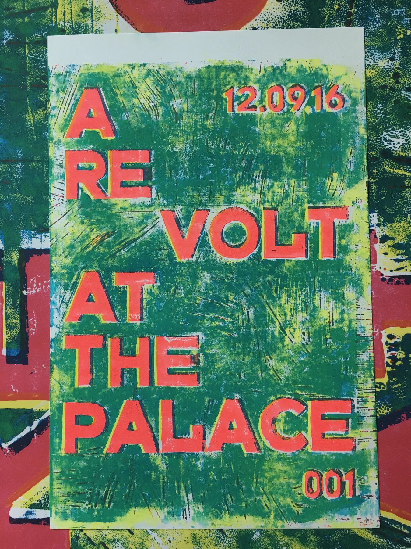 A Re Volt at the Palace, 001, Moderate Studio journal, 2016