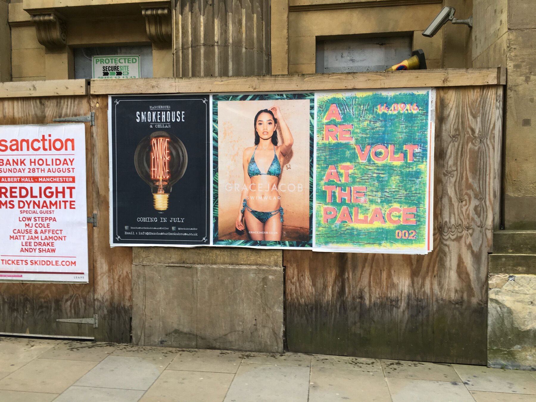 First posters on the streets, Moderate Studio journal, 2016