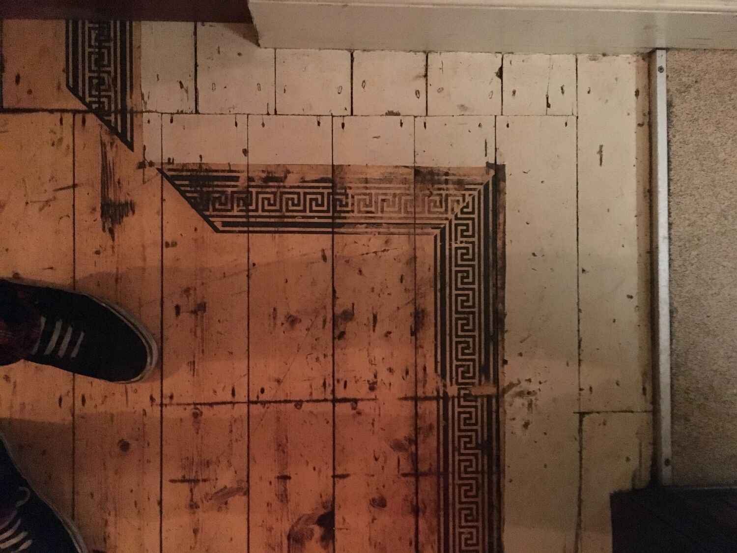 Printing the bar floor, Moderate Studio journal, 2016