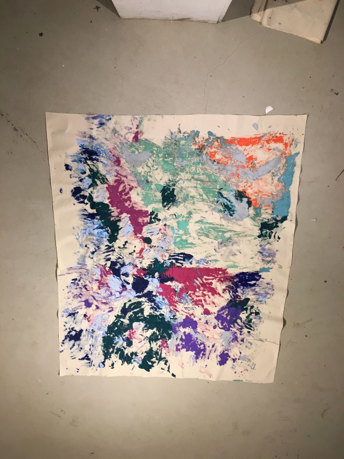 Abstract paintings, Moderate Studio journal, 2017