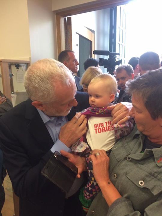 Corbyn and the baby grow, Moderate Studio journal, 2017