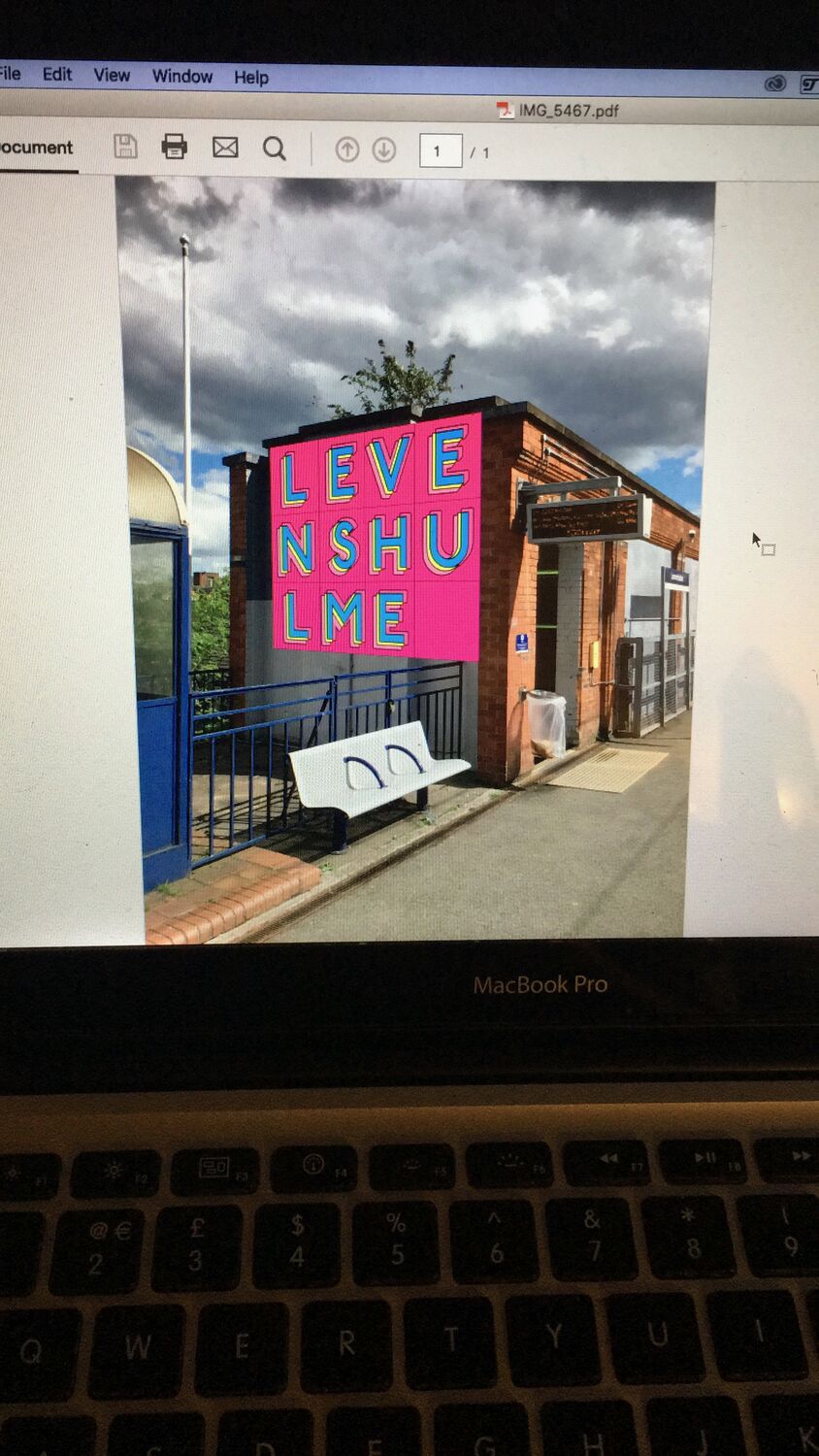 Designing the Levenshulme mural, Moderate Studio journal, 2017