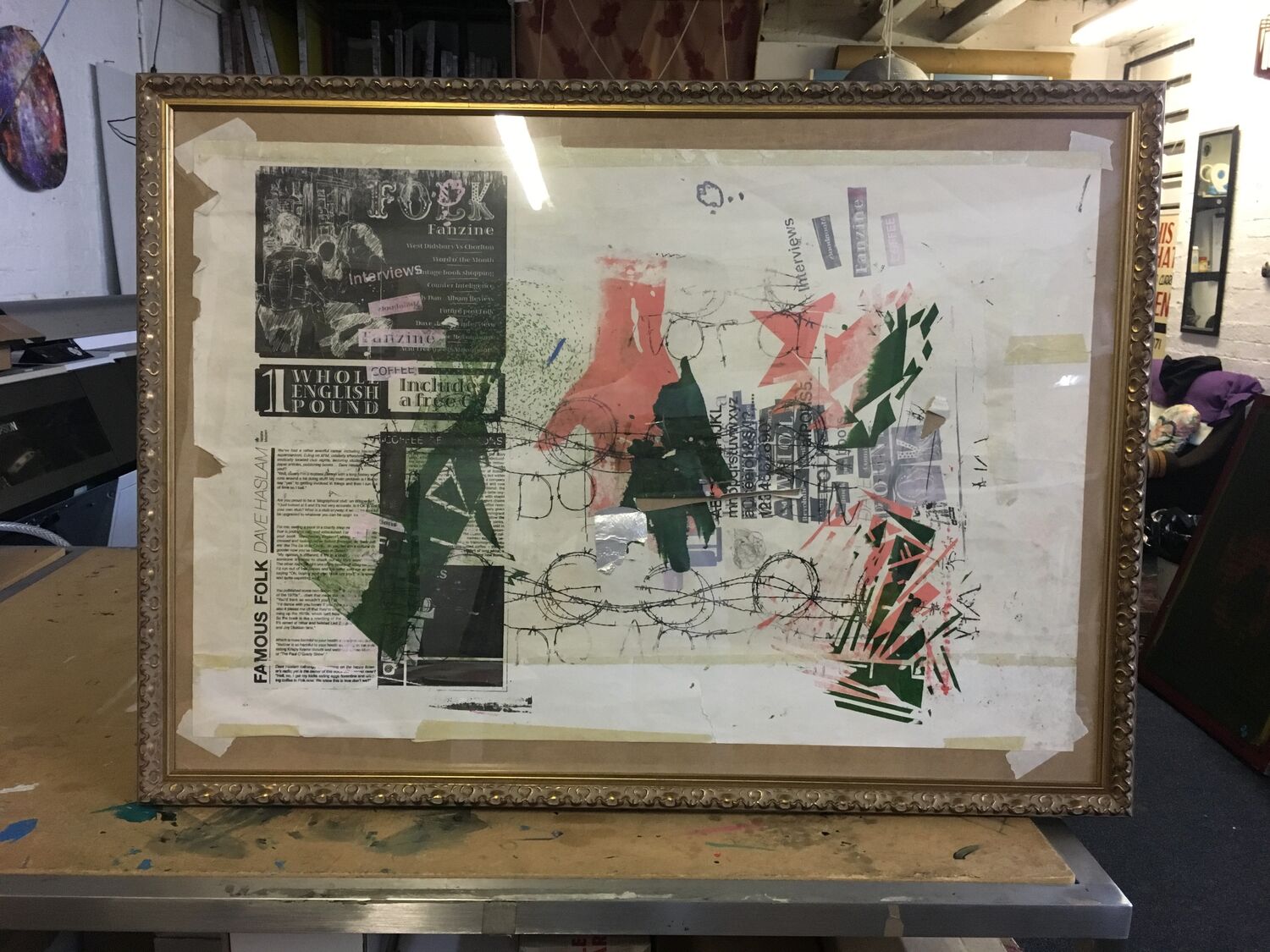 Framing the first print