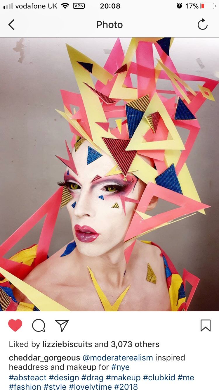 The New Year's Eve headdress, Moderate Studio journal, 2017