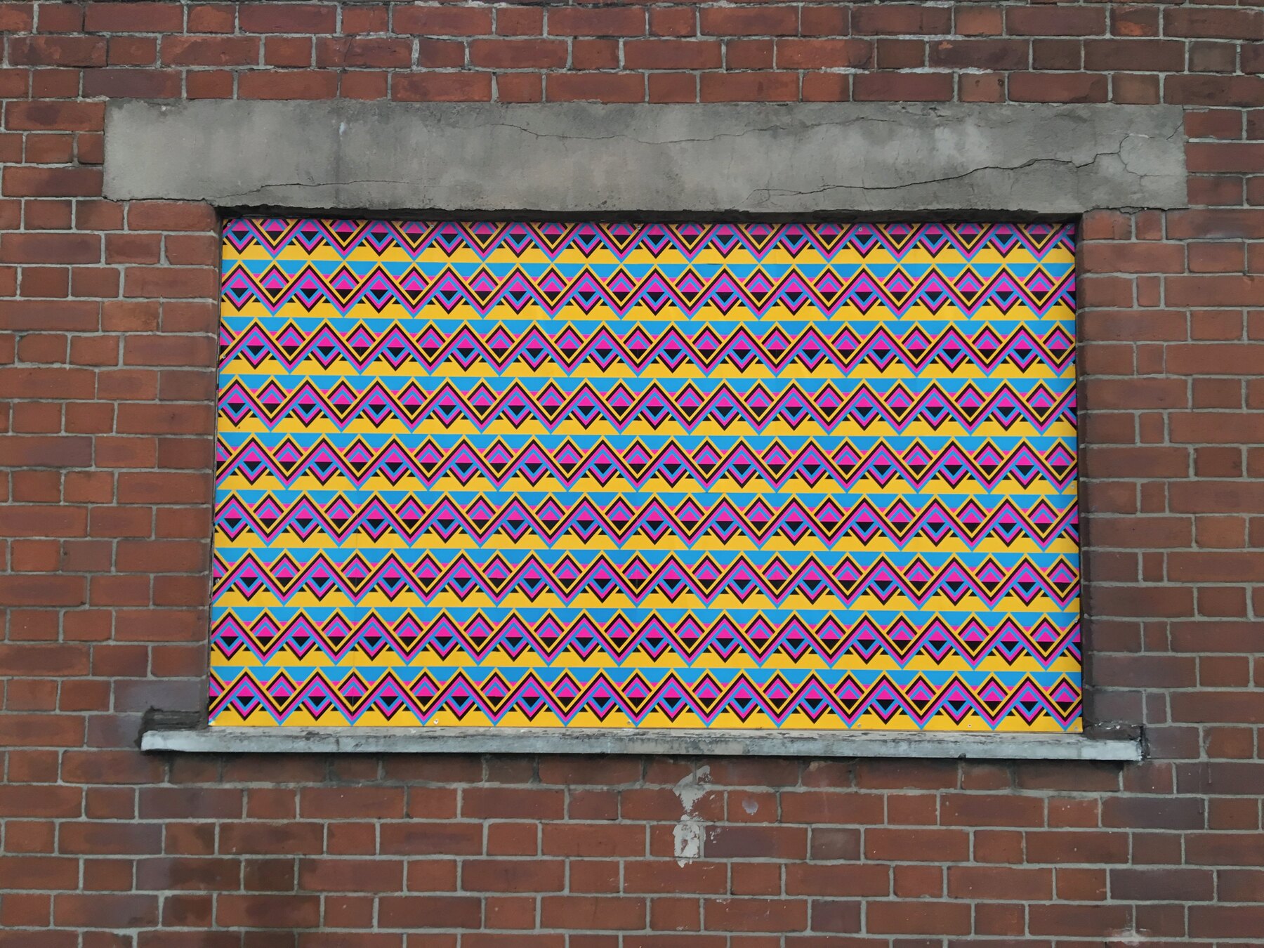The pattern reaches Levenshulme, Moderate Studio journal, 2018
