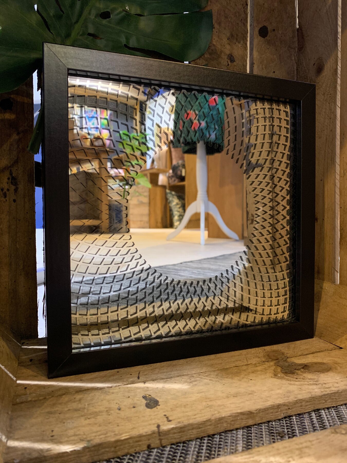 Four etched mirrors for the shop, Moderate Studio journal, 2018