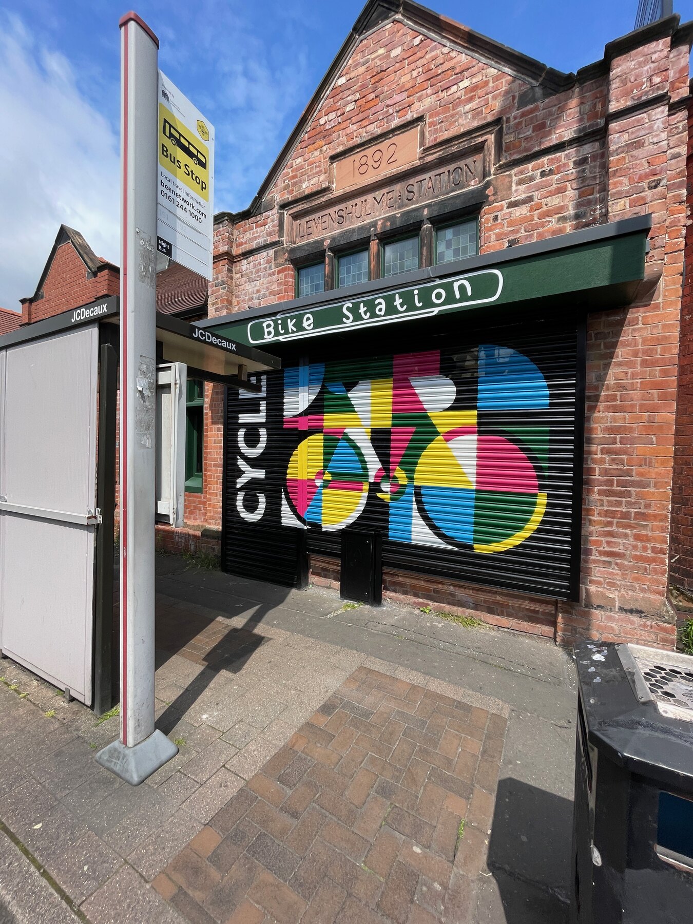 The Bike Station mural, Moderate Studio journal, 2024