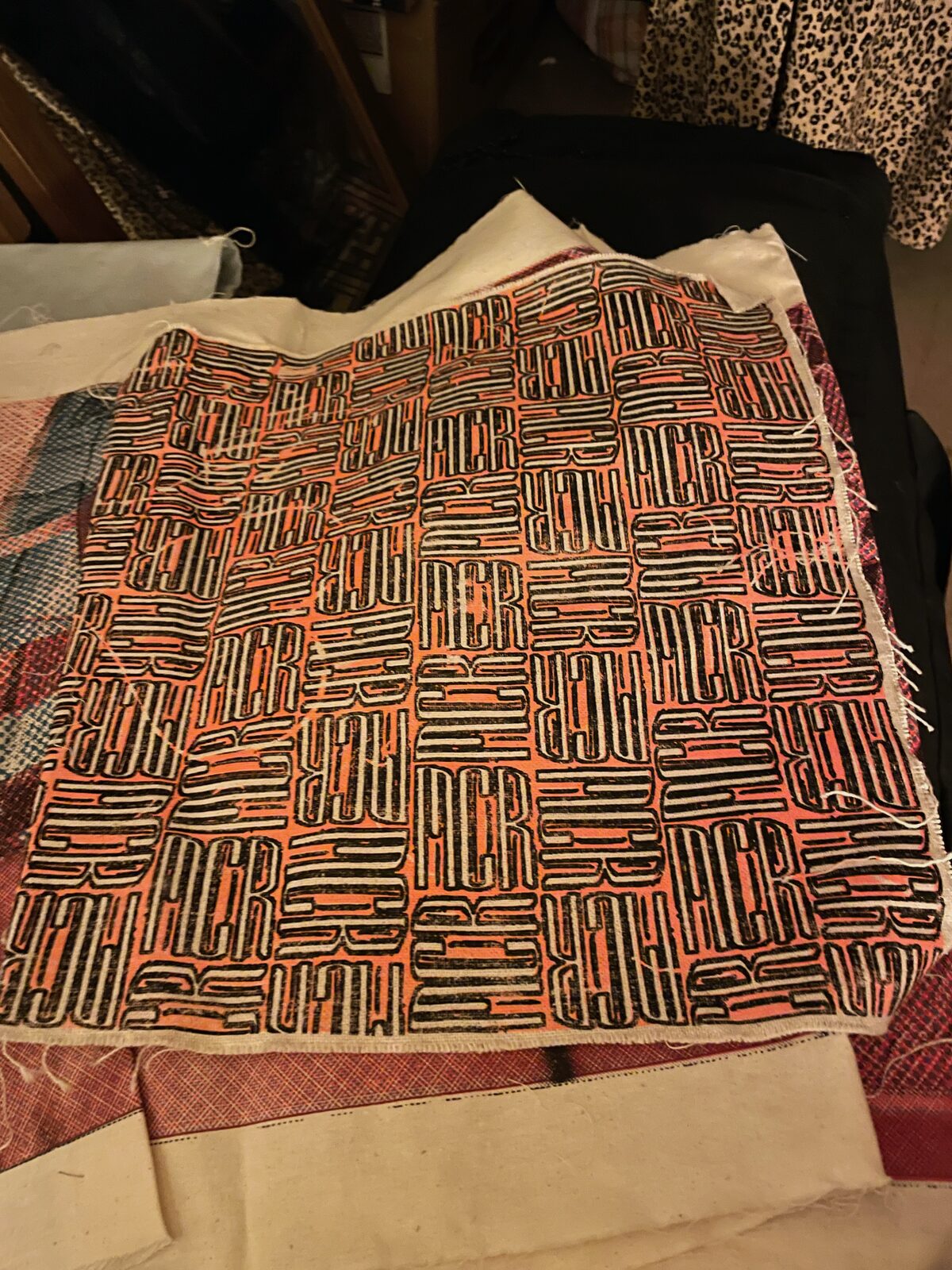Layered prints from the one69a archive, laid out to sort.