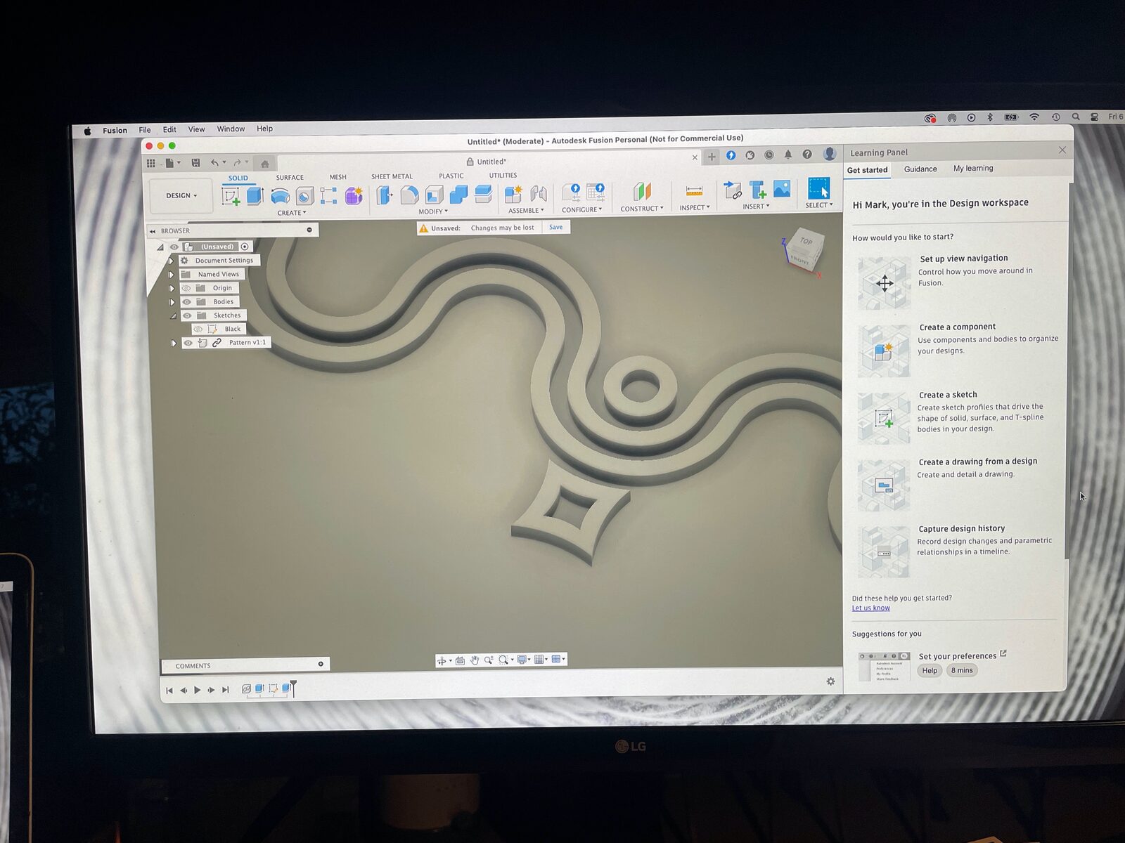 Block-printing files on the computer