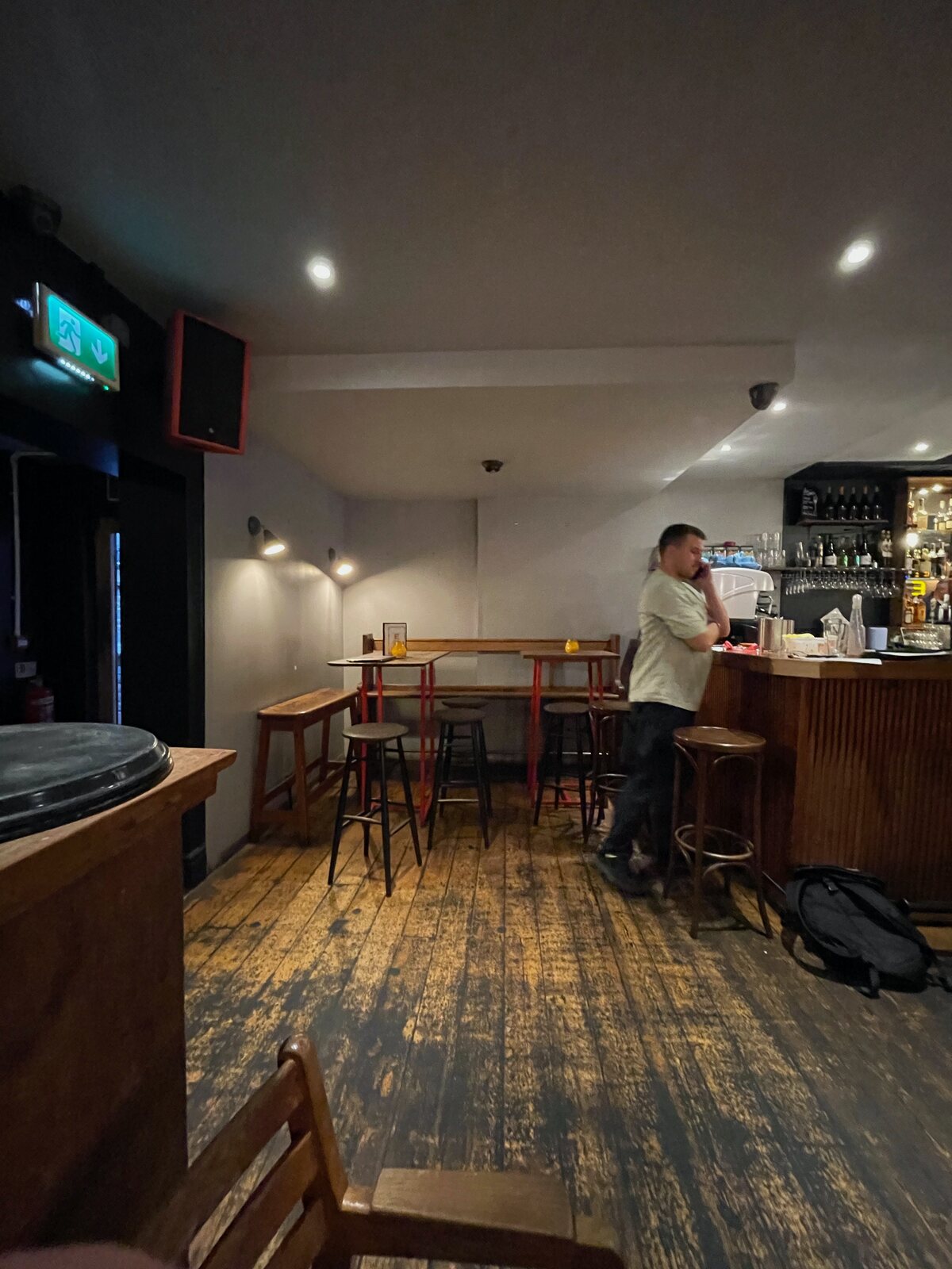 The bar at Electrik, Chorlton.
