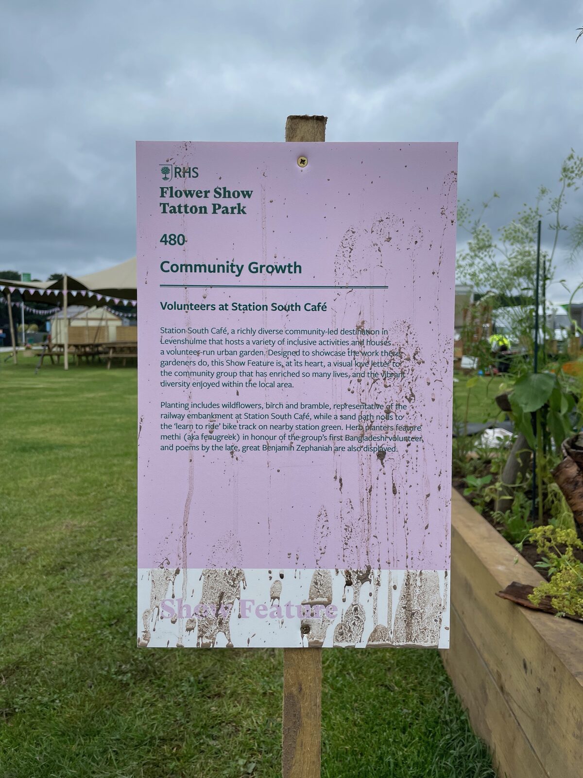 Station South garden at the RHS Flower Show, Tatton Park, 2024