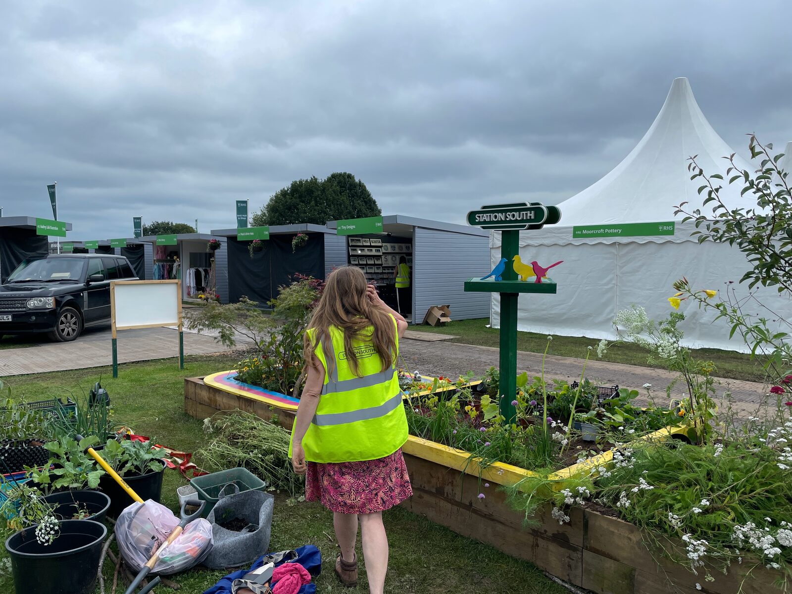 Station South garden at the RHS Flower Show, Tatton Park, 2024