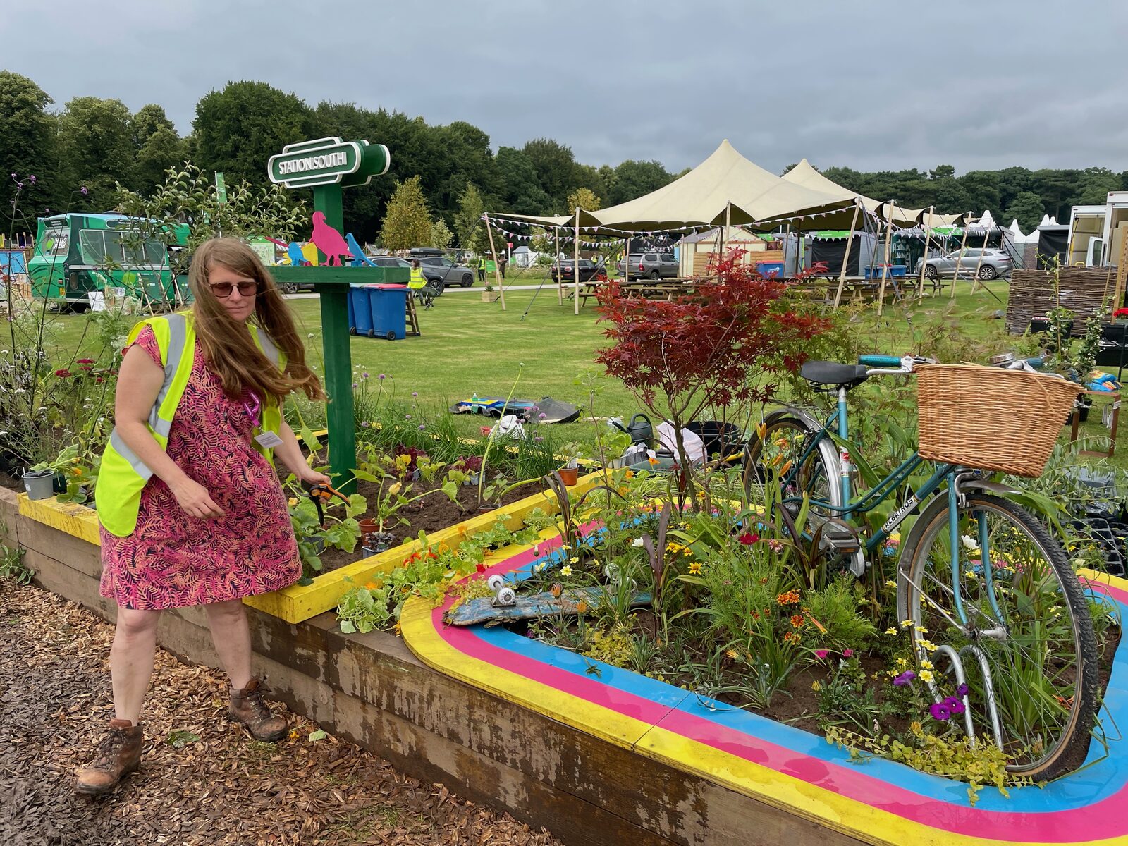 Station South garden at the RHS Flower Show, Tatton Park, 2024