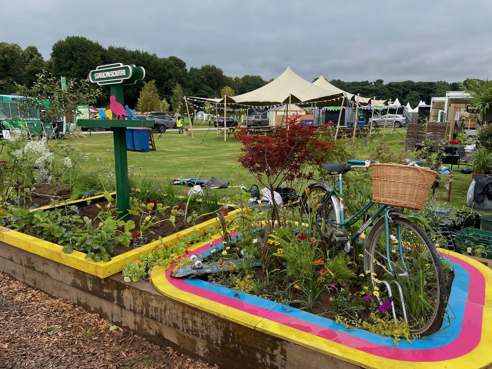 Station South garden at the RHS Flower Show, Tatton Park, 2024