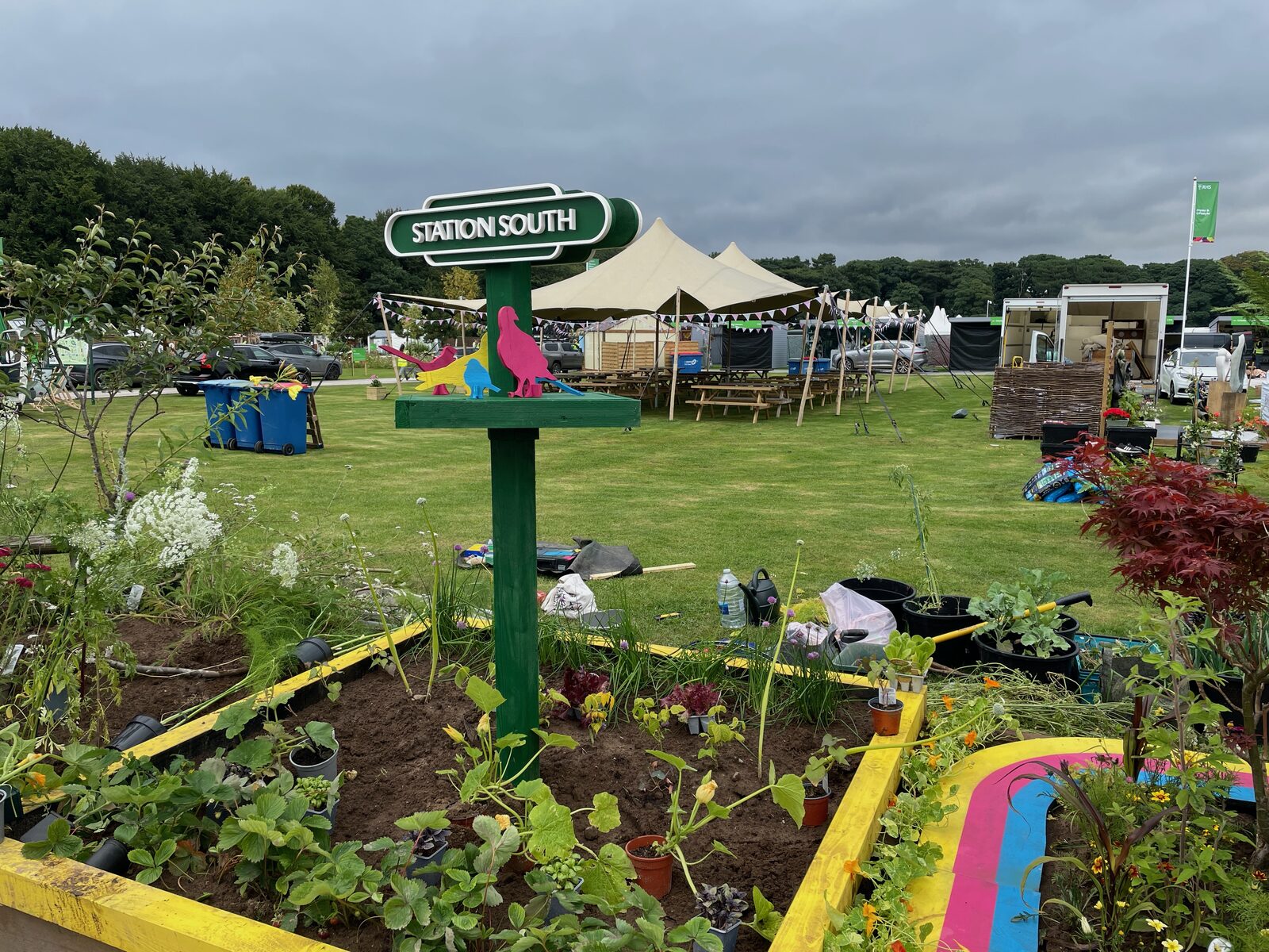 Station South garden at the RHS Flower Show, Tatton Park, 2024
