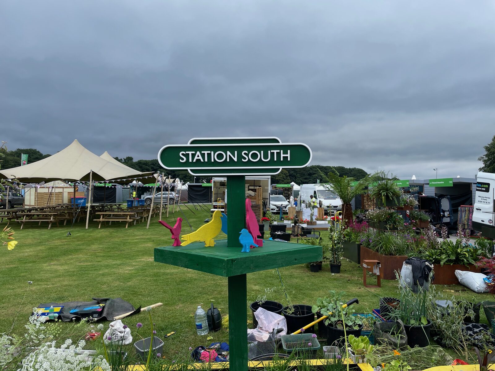 Station South garden at the RHS Flower Show, Tatton Park, 2024