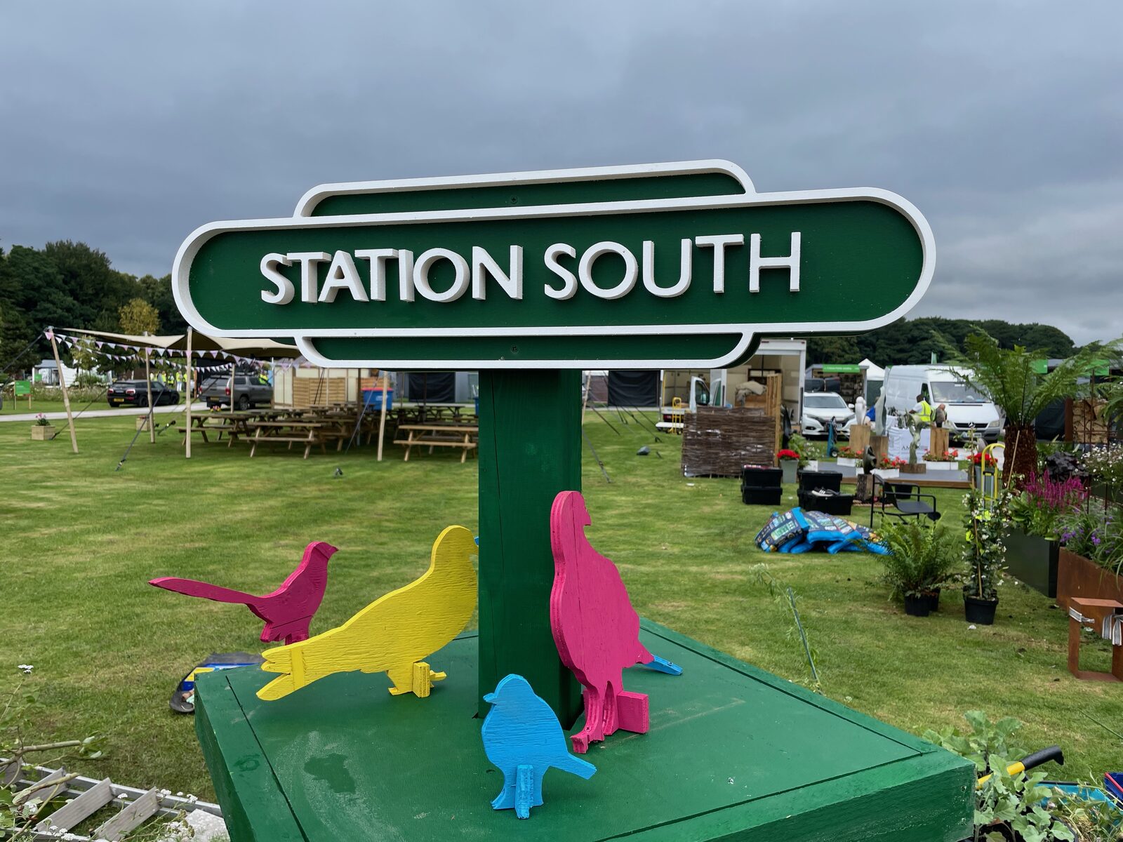 Station South garden at the RHS Flower Show, Tatton Park, 2024