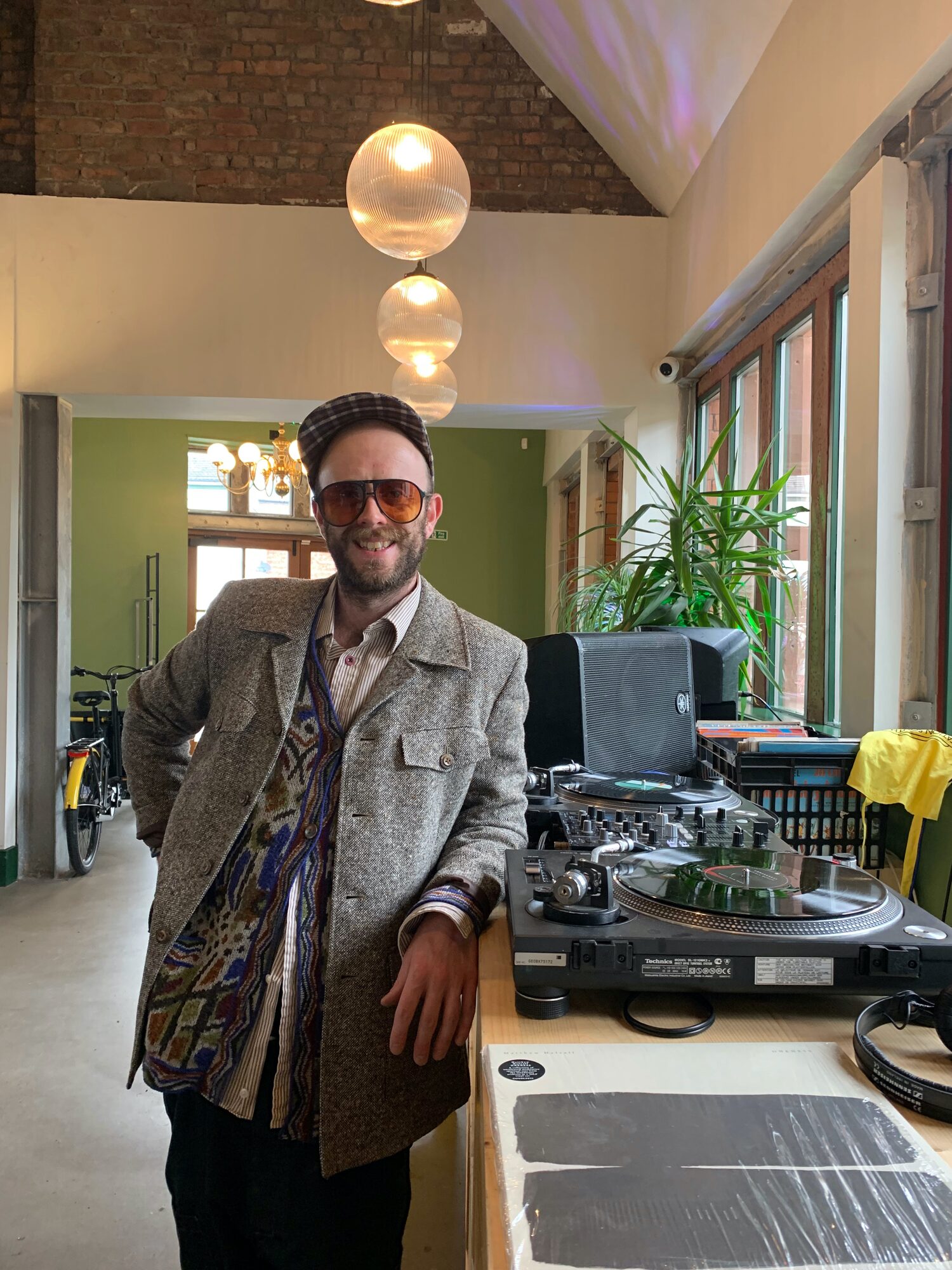 Mark Jermyn standing at the decks at Station South